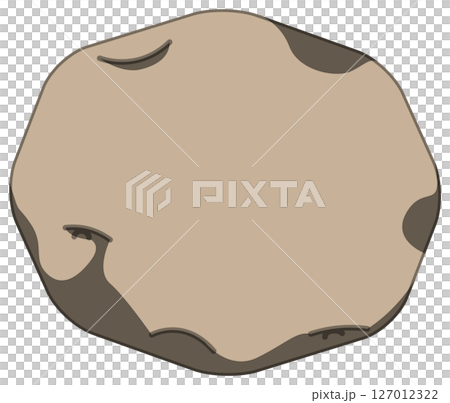 リアルな影付きじゃがいものベクターイラスト 127012322