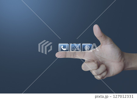 Business customer service and support online concept Business customer service and support online concept 127012331