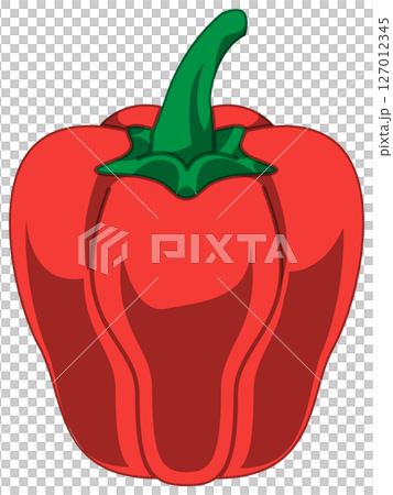 具有逼真陰影的辣椒粉的向量插圖 127012345