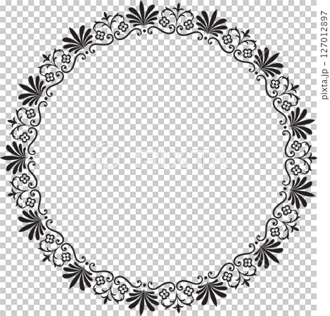 Palmetto and Floral Frame Log Palmetto and Floral Frame Log 127012897