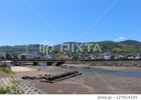 伊東大川と渚橋（静岡県伊東市） 127014105