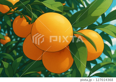 収穫間近のきんかん 収穫間近のきんかん 127014368