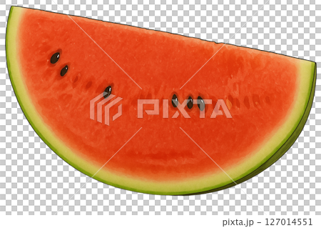 カットされたスイカ 127014551
