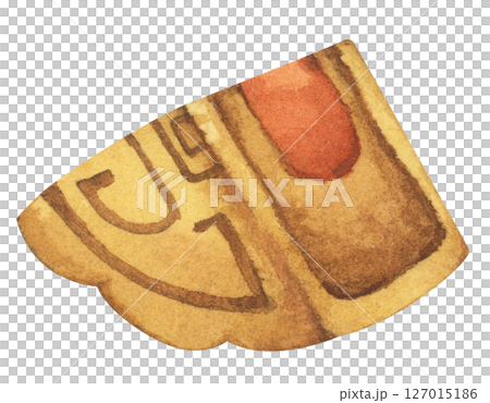 Hand Drawn Mooncakes Illustration, Traditional Chinese Dessert for Mid Autumn Festival, Symbol of Prosperity. Watercolor Illustration. Hand Drawn Mooncakes Illustration, Traditional Chinese Dessert for Mid Autumn Festival, Symbol of Prosperity. Watercolor Illustration. 127015186