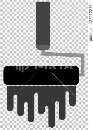 使用滾筒塗抹油性塗料或水性塗料的圖示 使用滾筒塗抹油性塗料或水性塗料的圖示 127015285