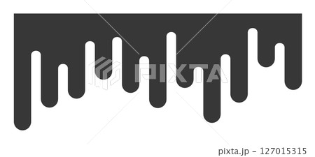 水性塗料や油性ペンキを塗って垂れるイラスト 水性塗料や油性ペンキを塗って垂れるイラスト 127015315