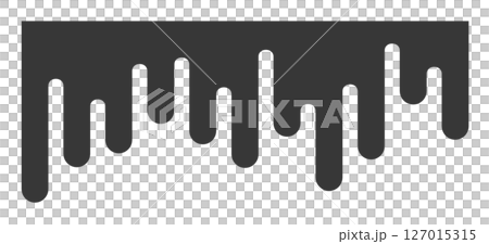 水性塗料や油性ペンキを塗って垂れるイラスト 水性塗料や油性ペンキを塗って垂れるイラスト 127015315