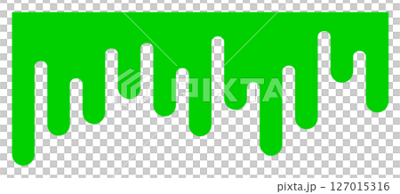 水性塗料や油性ペンキを塗って垂れるイラスト 127015316