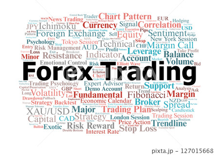 Forex Trading Word Cloud. Essential Terminologies and Concepts for Every Trader Forex Trading Word Cloud. Essential Terminologies and Concepts for Every Trader 127015668