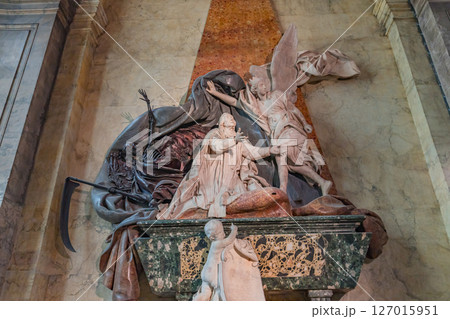 Saint-sulpice church, central nave, Paris, France 127015951