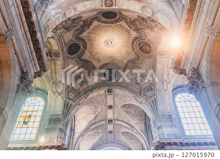 Saint-sulpice church, central nave, Paris, France 127015970