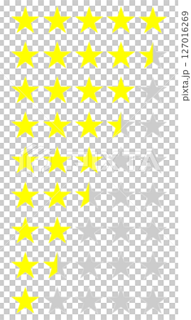 五つ星　評価アイコン 127016269