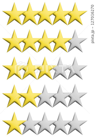 五つ星　評価アイコン 127016270