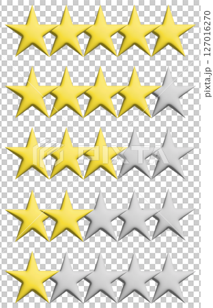 五つ星　評価アイコン 127016270