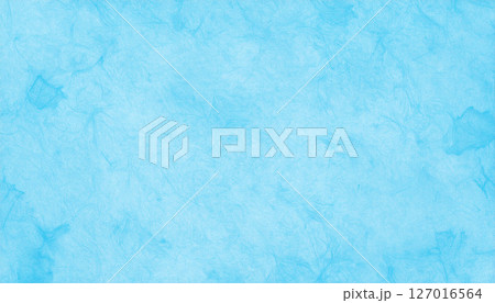 青い和紙のテクスチャ背景 127016564