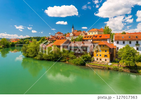 Cityscape of Novo Mesto, the third largest city in Slovenia Cityscape of Novo Mesto, the third largest city in Slovenia 127017363
