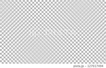 A diamond-shaped grid with larger cross sections of dotted lines 127017494