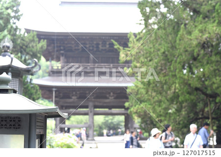 建長寺　山門　イメージ　ボケ 127017515