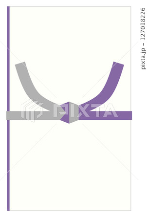 葬儀や葬式で渡す香典の袋イラスト 127018226