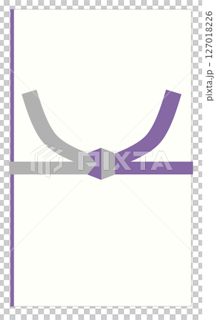 葬儀や葬式で渡す香典の袋イラスト 127018226