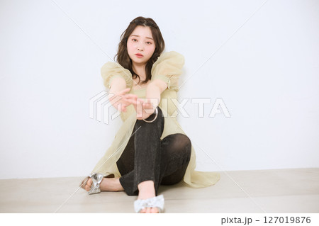 健康的な肌を持つ女性、ナチュラルビューティ 127019876