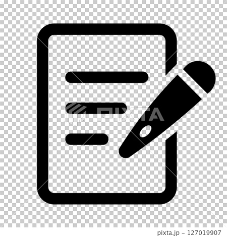 メモ、記録のアイコン メモ、記録のアイコン 127019907