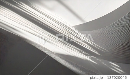 白と光をイメージした背景画像 127020046