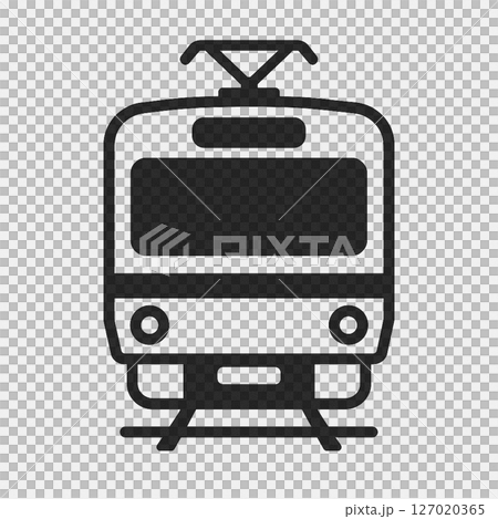 黑色火車插圖 黑色火車插圖 127020365