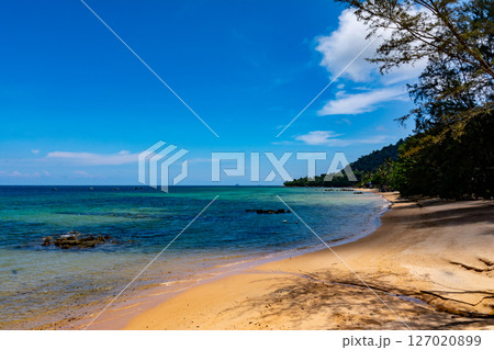 Pulau Tioman tropical island in Malaysia. South China sea. Southeast Asia Pulau Tioman tropical island in Malaysia. South China sea. Southeast Asia 127020899