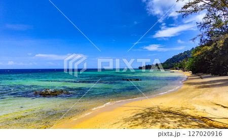 Pulau Tioman tropical island in Malaysia. South China sea. Southeast Asia 127020916
