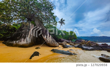 Pulau Tioman tropical island in Malaysia. South China sea. Southeast Asia 127020938