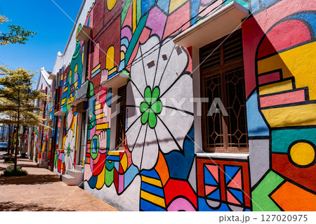 Melaka, Malaysia - April 16, 2025: Melaka, Malaysia. UNESCO World Heritage Site in Malaysia. 127020975