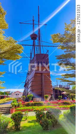 Melaka, Malaysia - April 16, 2025: Melaka, Malaysia. UNESCO World Heritage Site in Malaysia. Melaka, Malaysia - April 16, 2025: Melaka, Malaysia. UNESCO World Heritage Site in Malaysia. 127021013