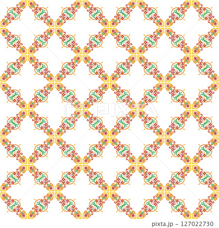seamless pattern with abstract flowers 127022730