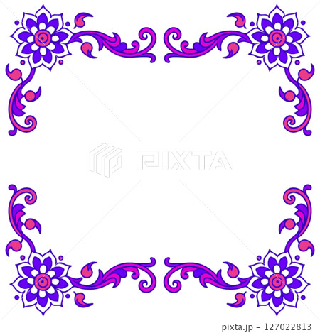 seamless pattern with abstract flowers seamless pattern with abstract flowers 127022813