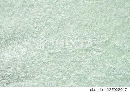 Green fluffy towel fabric soft texture background Green fluffy towel fabric soft texture background 127022947