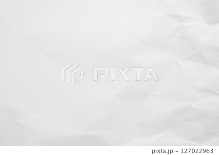 White crumpled and creased paper texture background White crumpled and creased paper texture background 127022963