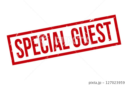 Special Guest Rubber Stamp Seal Vector Special Guest Rubber Stamp Seal Vector 127023959
