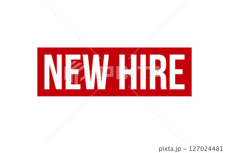 New Hire Rubber Stamp Seal Vector 127024481