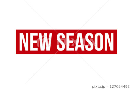 New Season Rubber Stamp Seal Vector 127024492