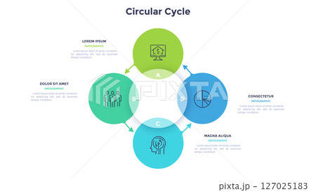 Modern Business Illustration Infographic Template 127025183