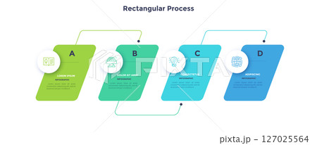 Modern Business Illustration Infographic Template Modern Business Illustration Infographic Template 127025564