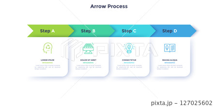 Modern Business Illustration Infographic Template Modern Business Illustration Infographic Template 127025602