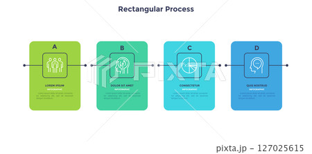Modern Business Illustration Infographic Template 127025615