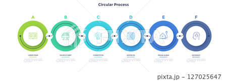 Modern Business Illustration Infographic Template Modern Business Illustration Infographic Template 127025647