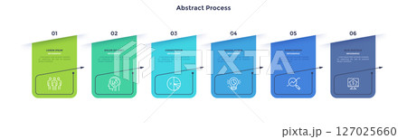 Modern Business Illustration Infographic Template Modern Business Illustration Infographic Template 127025660