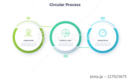 Modern Business Illustration Infographic Template Modern Business Illustration Infographic Template 127025675