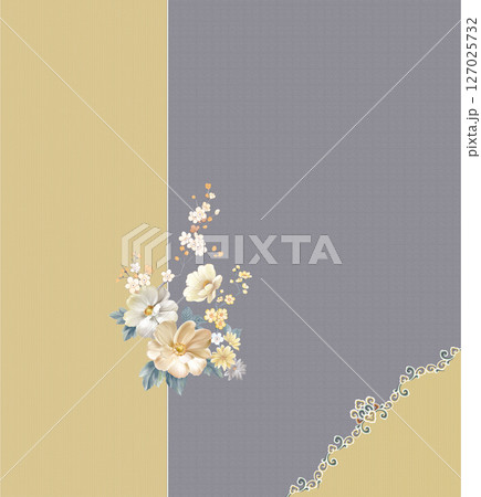 Delicate Floral Pattern Collection for Creative Crafts 127025732