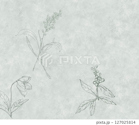 Charming Botanical Design Assortment for Stationery 127025814