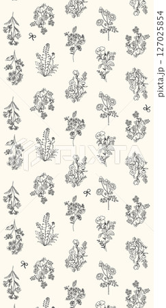 Charming Botanical Design Assortment for Stationery 127025854